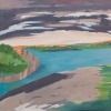 Laguna olej /płótno 100x 100cm 
