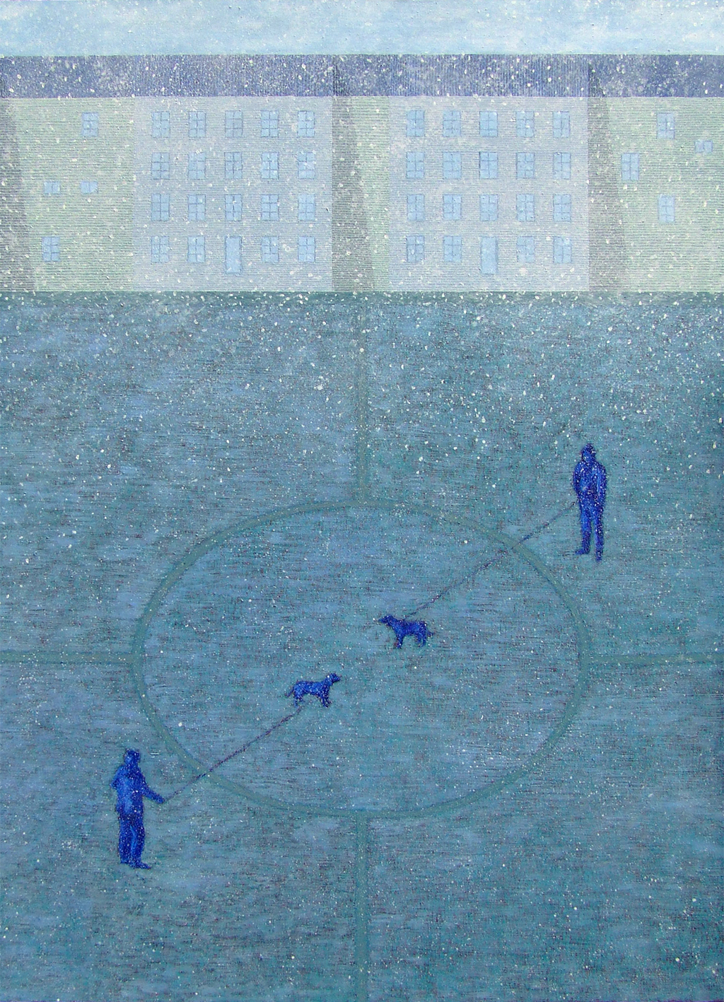 Katarzyna Dyjewska Trupi skwerek olej na płótnie 180x130 cm 2017