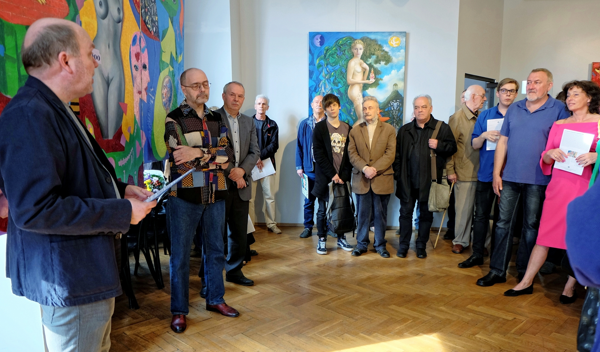 nr 1 Otwarcie wystawy Marka Kamieńskiego fot. Magdalena Armata